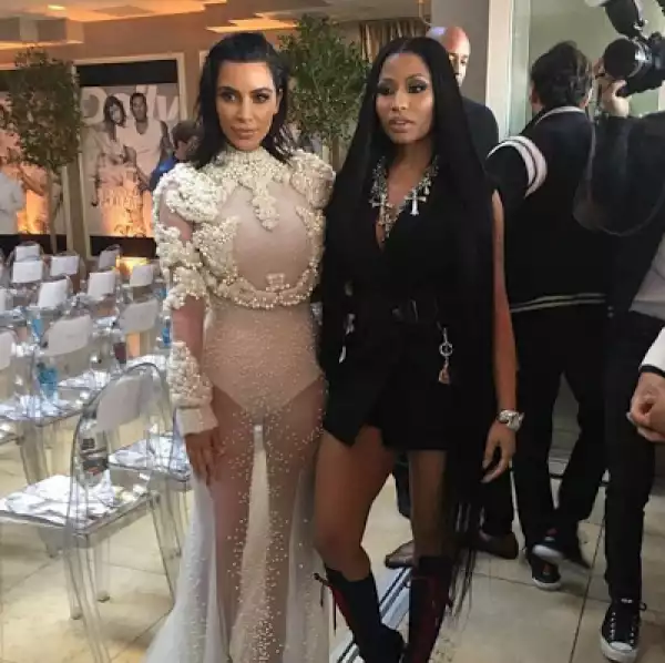 Nicki Minaj And Kim Kardashian Pictured Together At The Fashion Los Angeles Awards